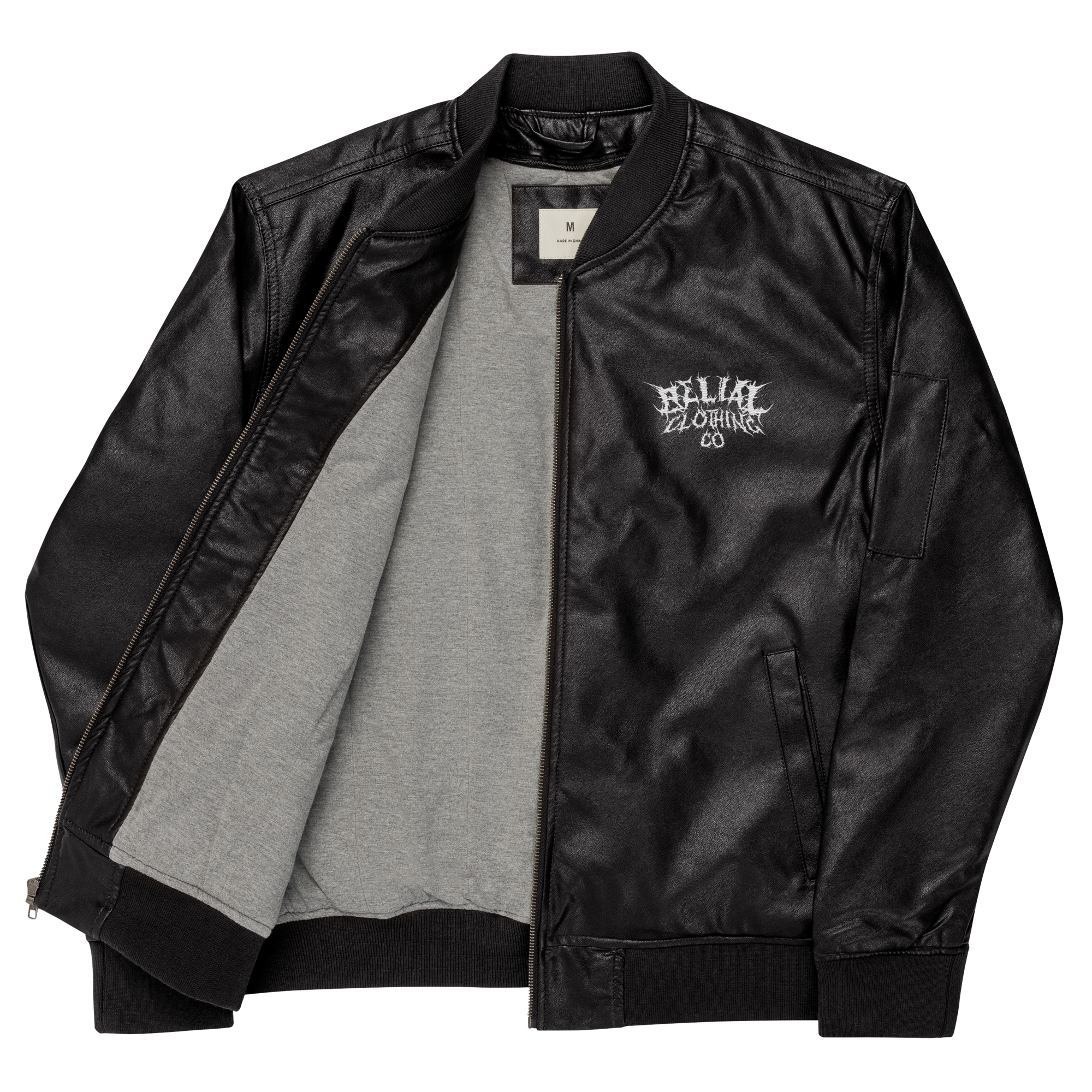 The Lovers Leather Bomber Jacket