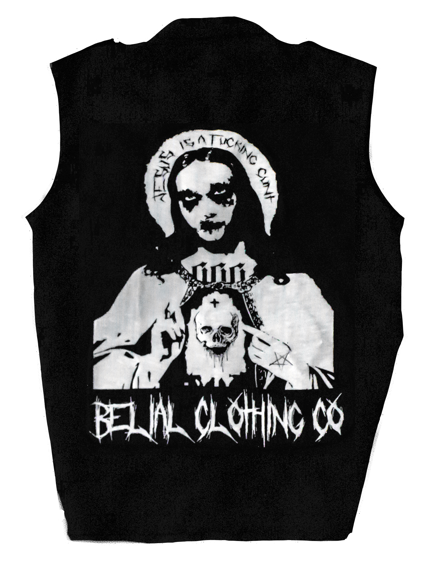 FUCK Jesus Patch Occult Satanic Belial Clothing 