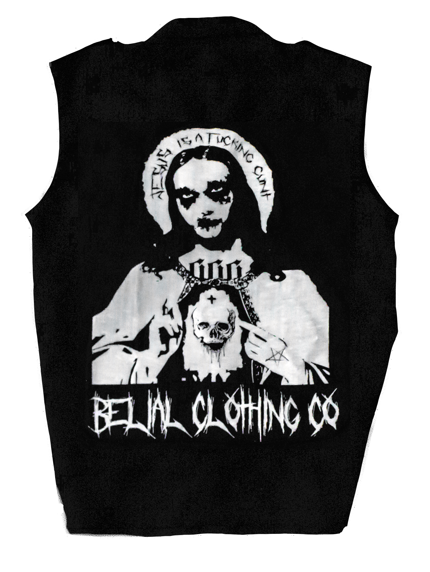FUCK Jesus Patch Occult Satanic Belial Clothing