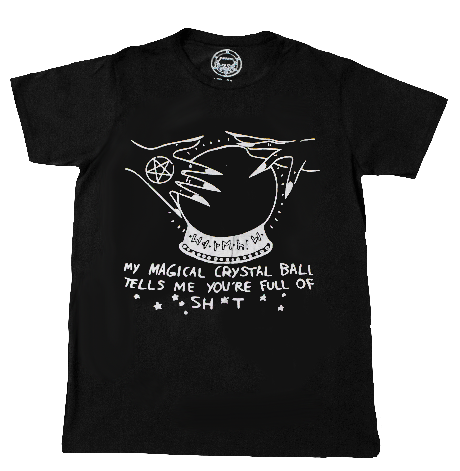 Crystal Ball T-shirt Occult Satanic Belial Clothing
