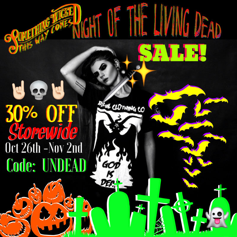 Halloween sale 30% OFF