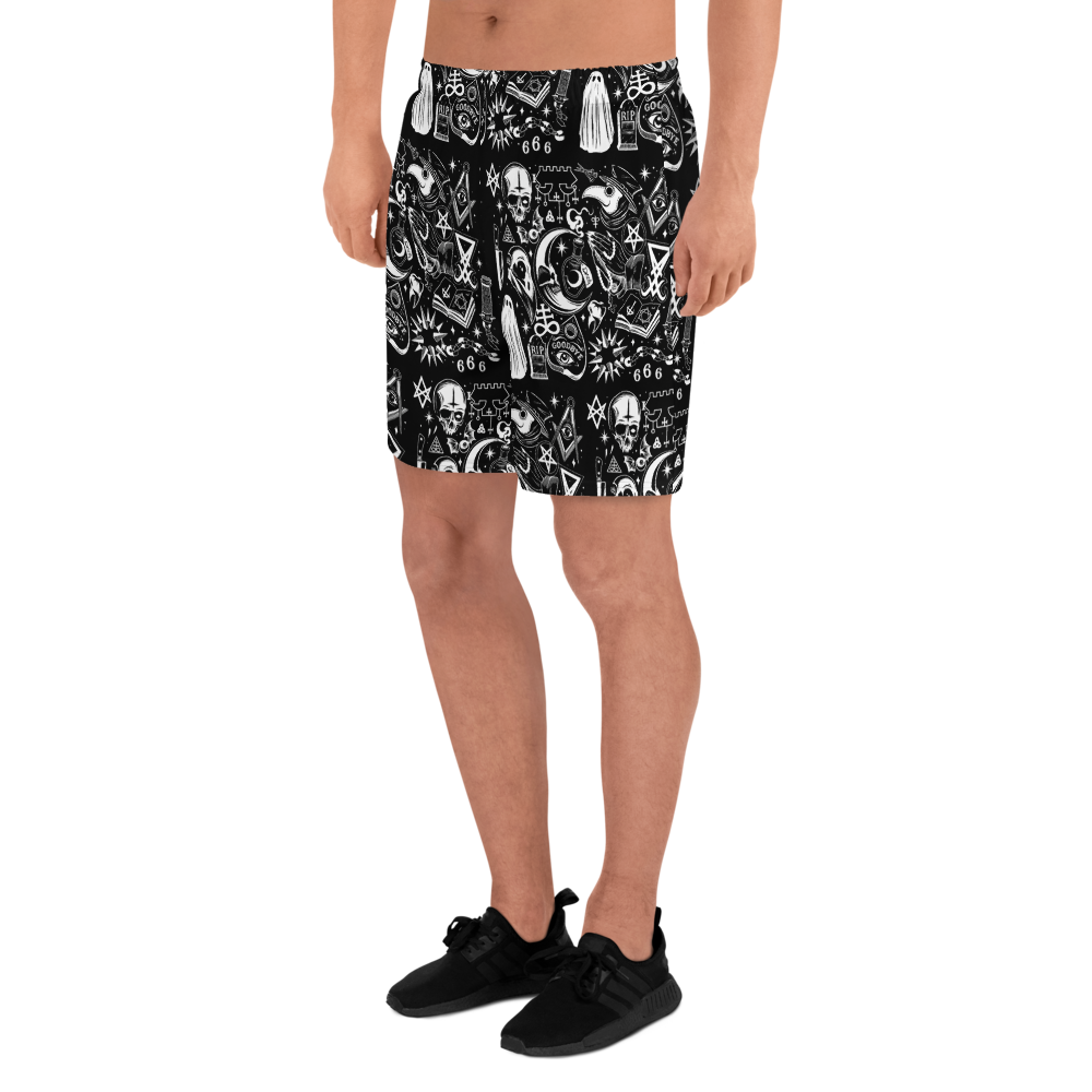 Pantalones cortos deportivos reciclados para hombre de The Satanist