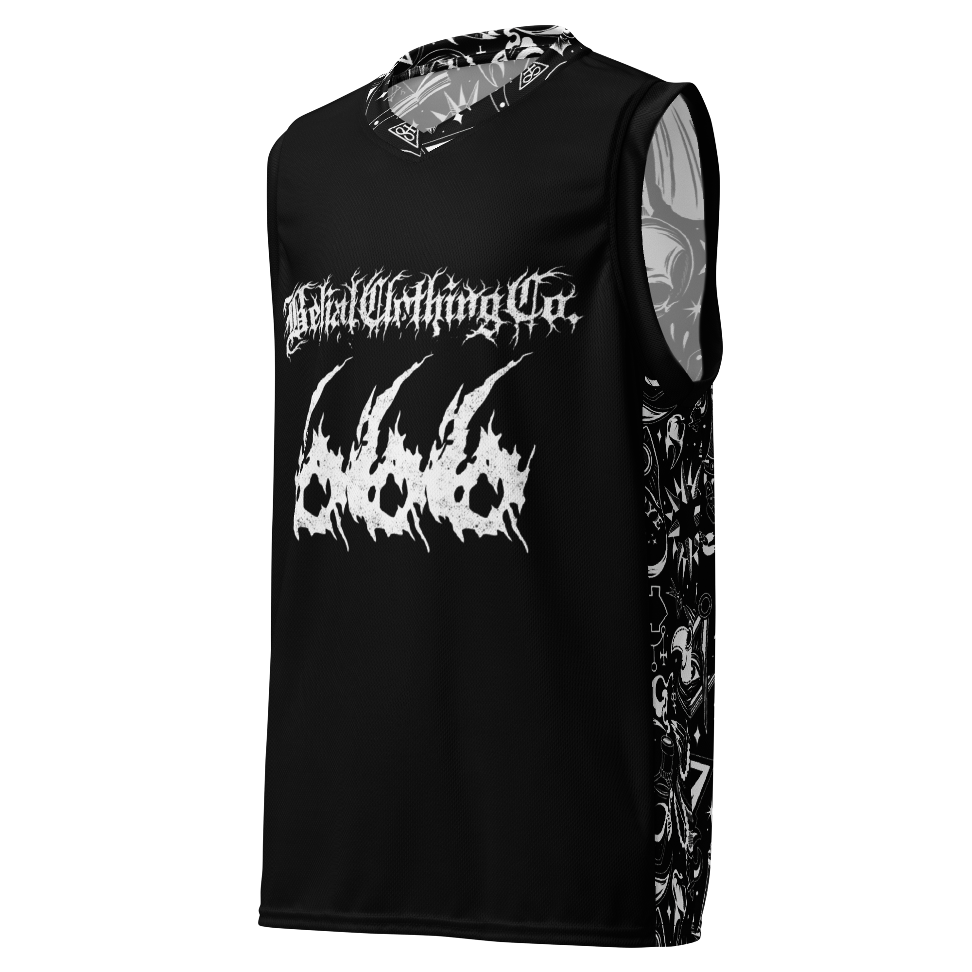 The Satanist Recycled unisex basketball jersey