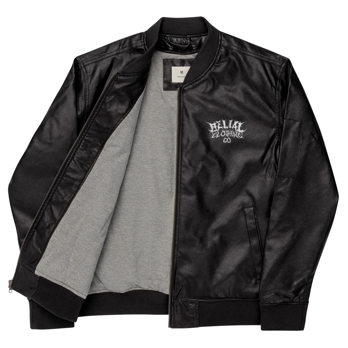 The Lovers Leather Bomber Jacket | Belial Clothing Co.