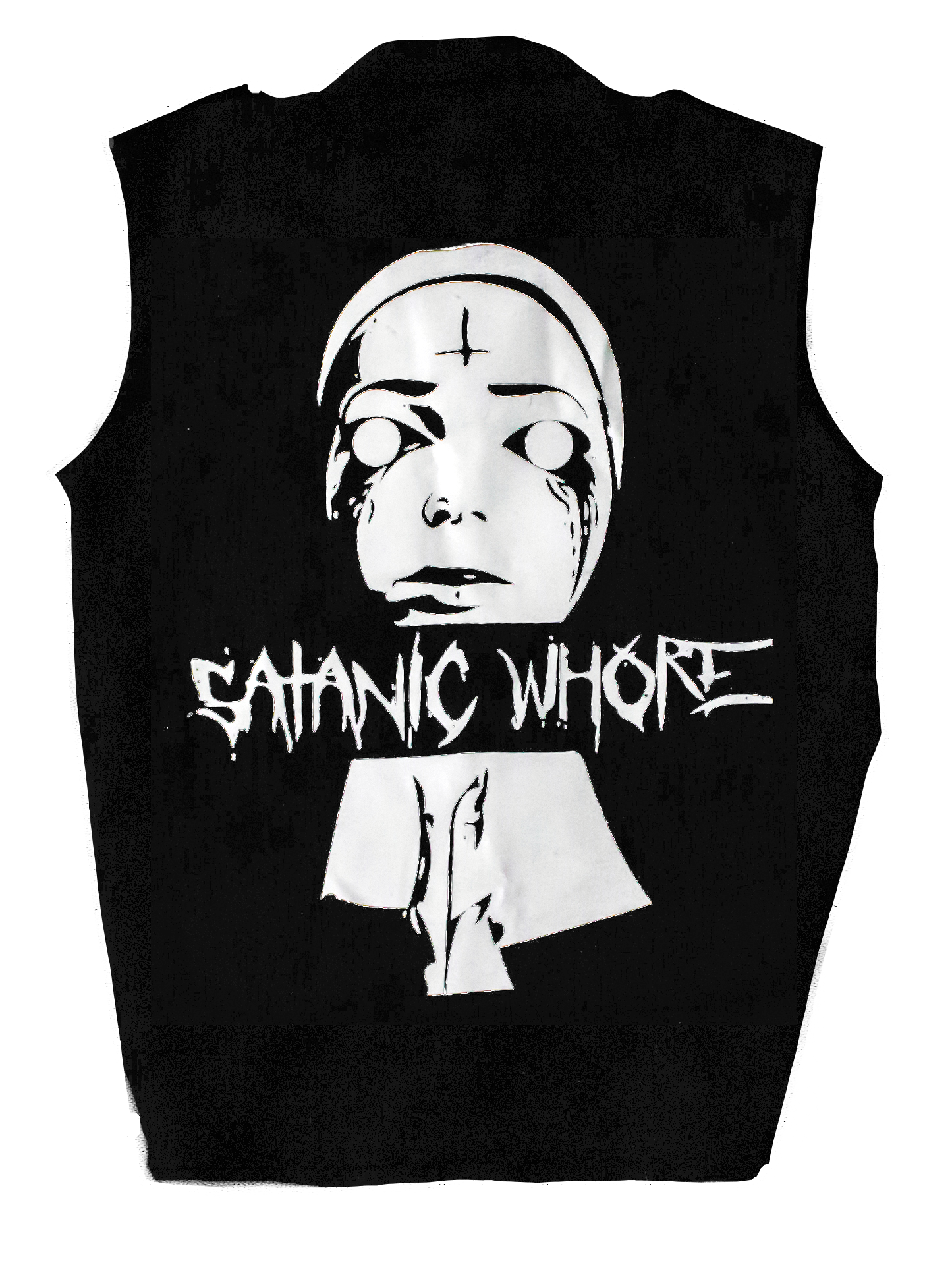 Satanic Whore Patch Occult Satanic Belial Clothing 