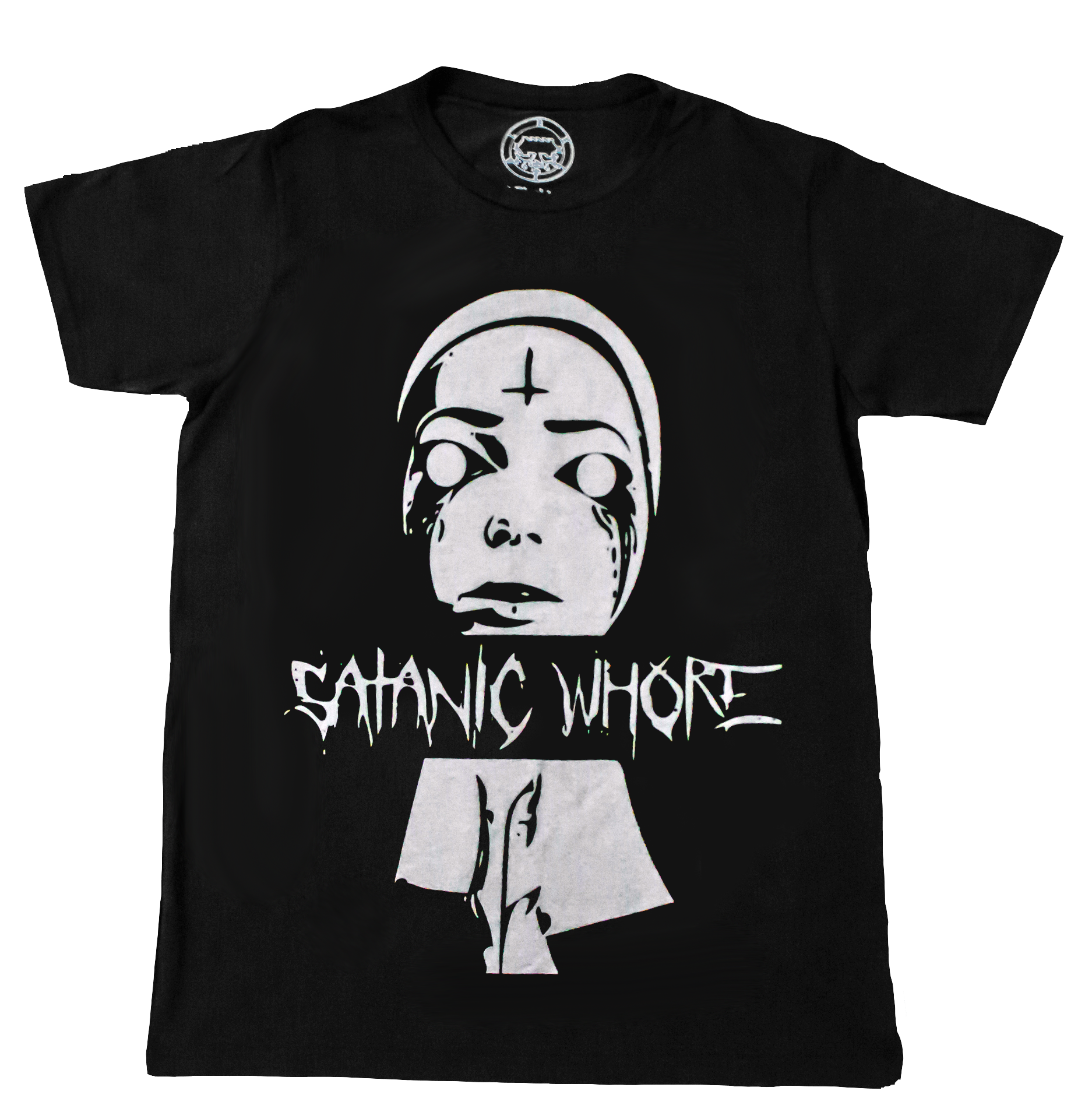 Satanic Whore T-shirt Occult Satanic Belial Clothing