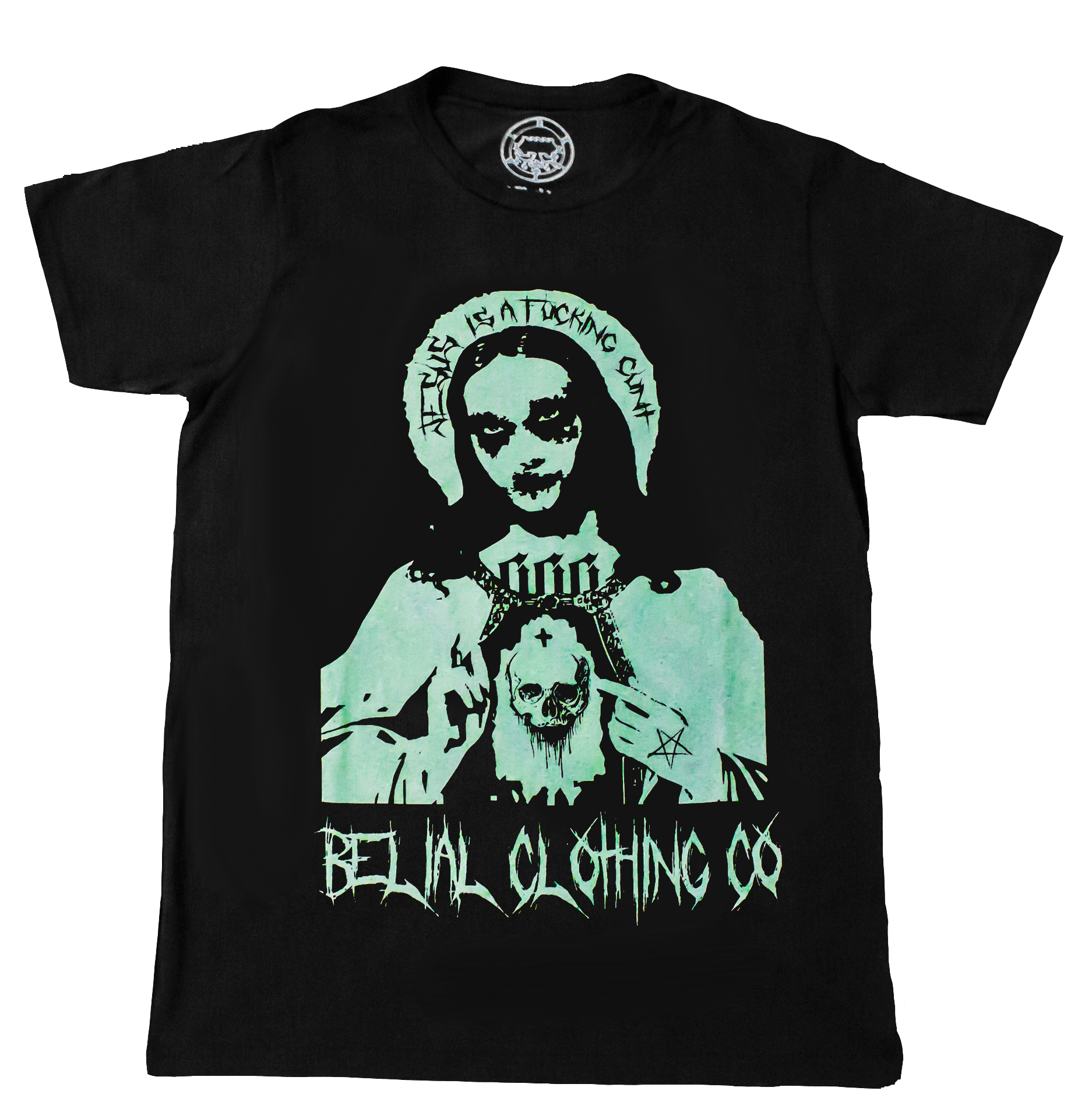 Fuck Jesus T-shirt Occult Satanic Belial Clothing 