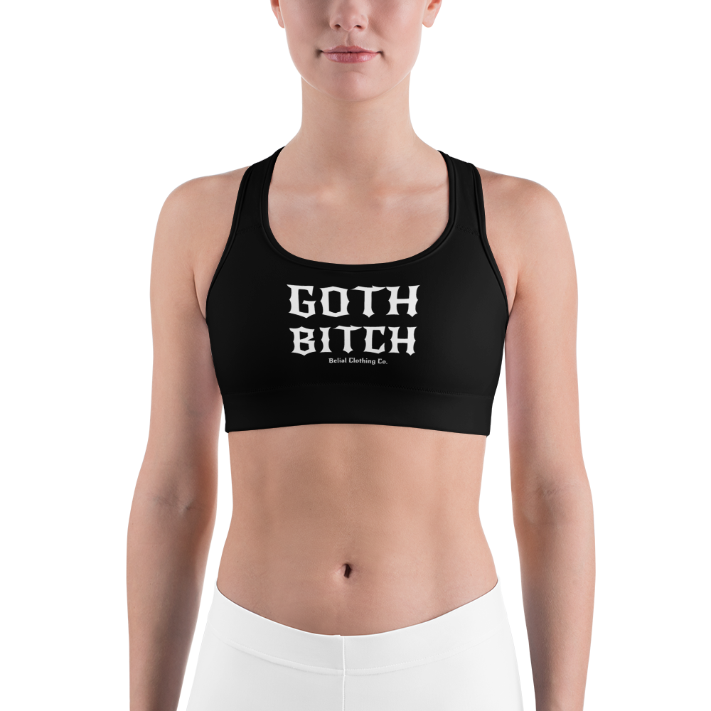 Goth Bitch Sports bra