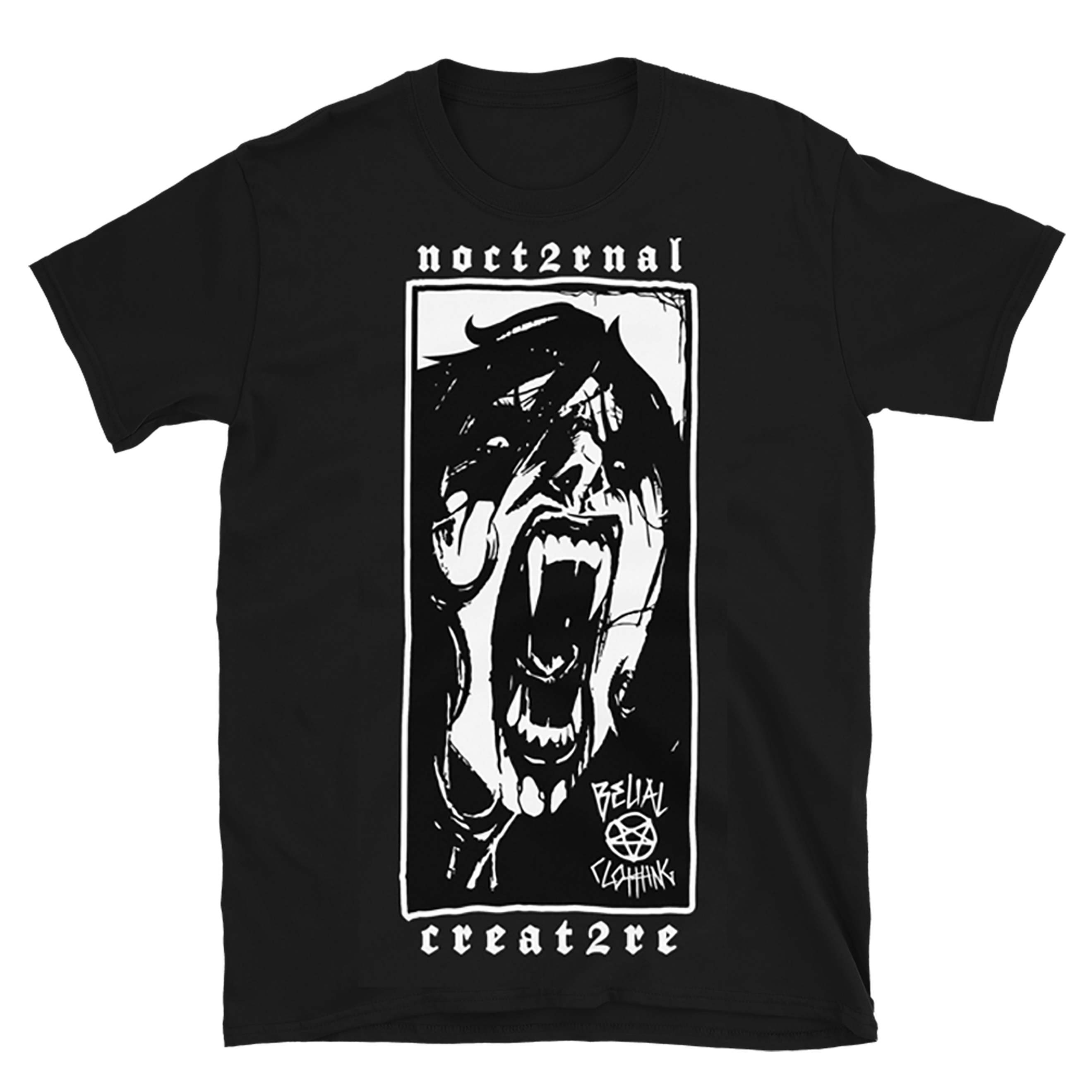 Camiseta unisex de manga corta Nocturnal Creature