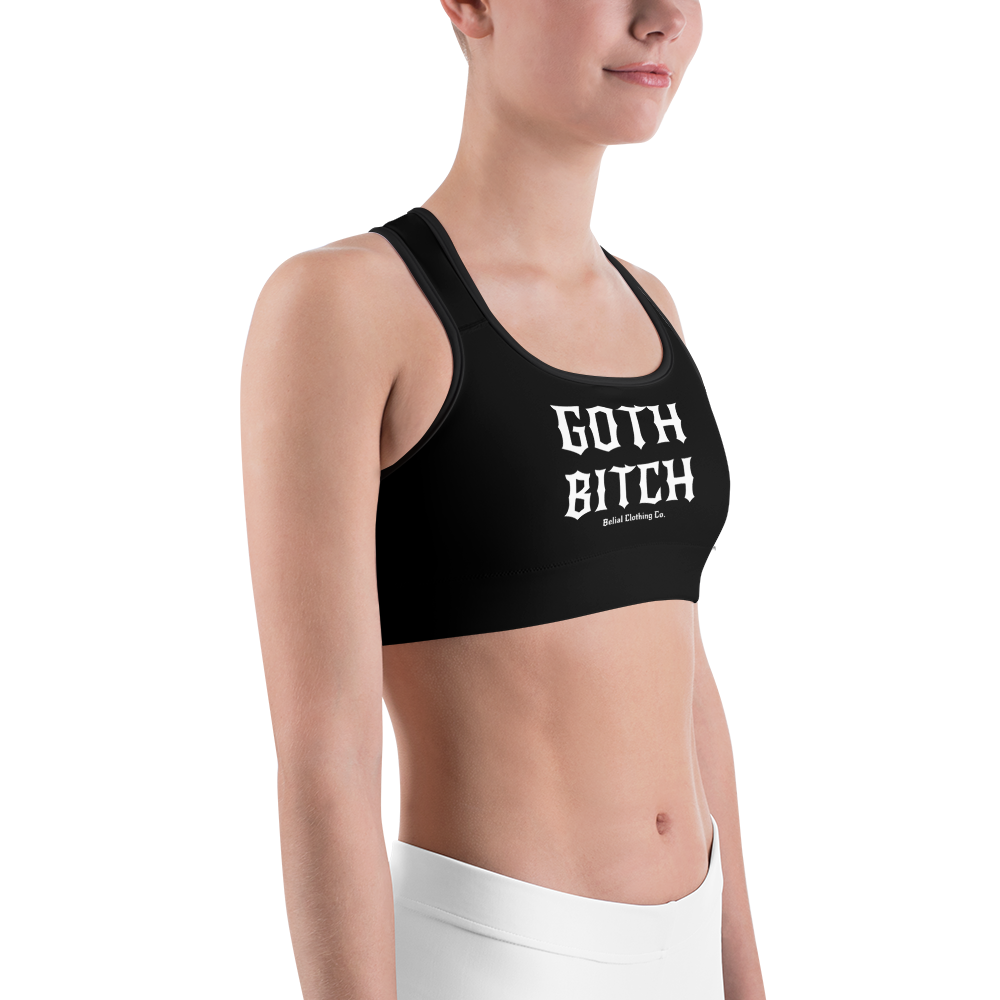 Goth Bitch Sports bra