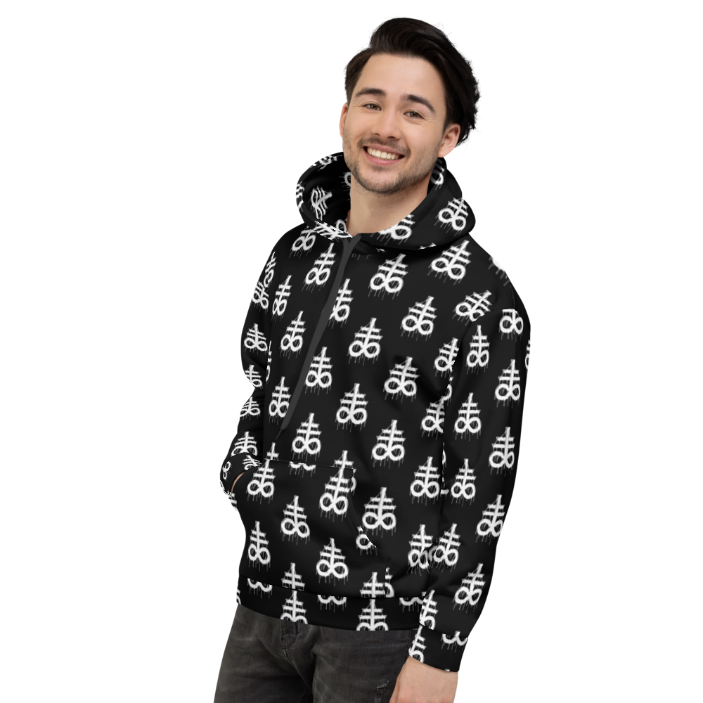 Sudadera unisex con estampado integral Brimstone