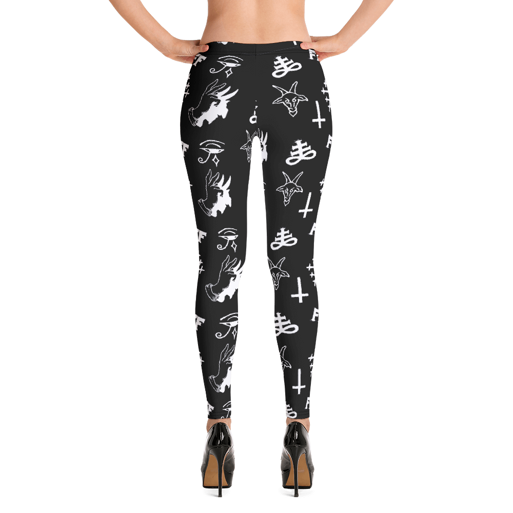 Sketchy Stuff Black Leggings
