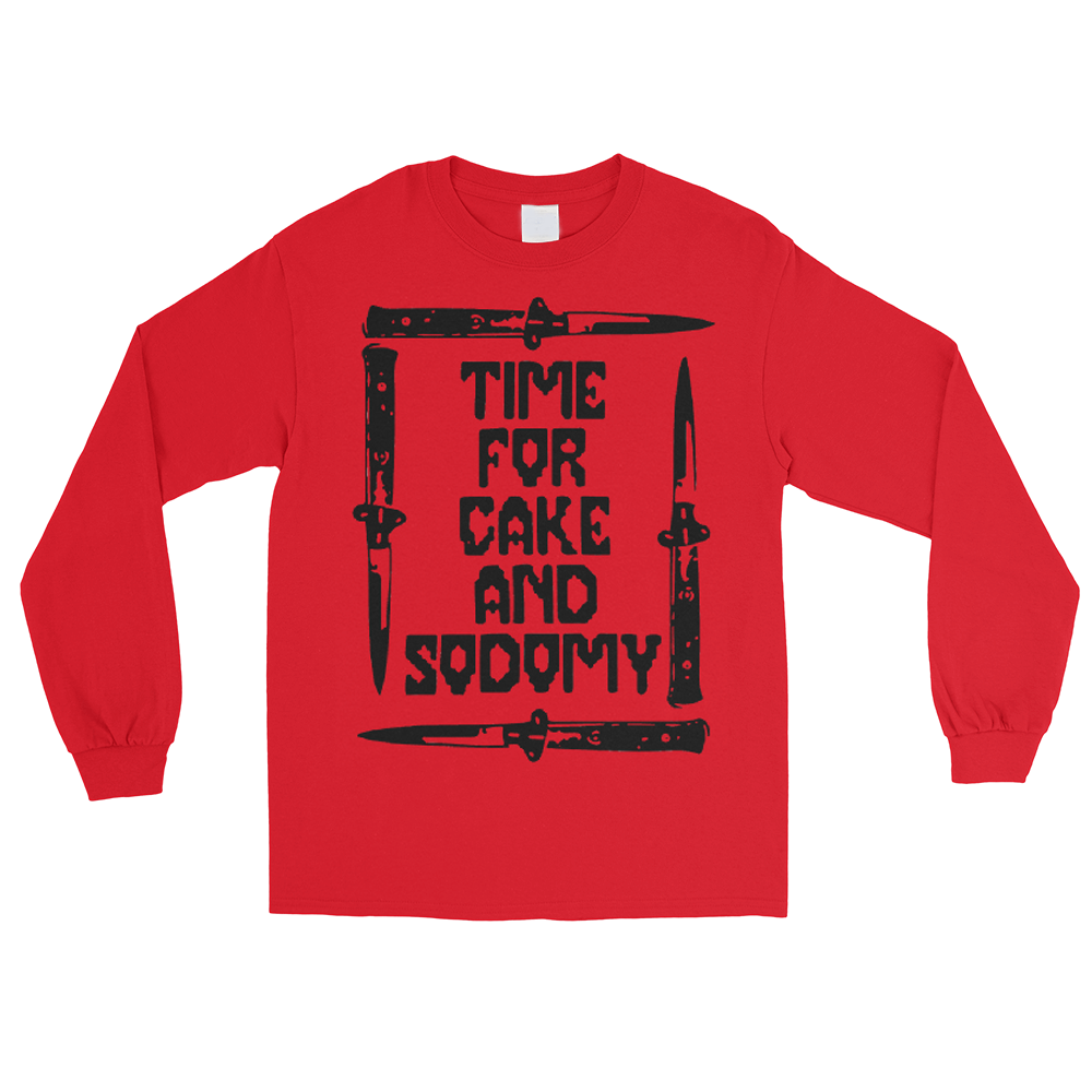 Cake & Sodomy Men’s Long Sleeve Shirt