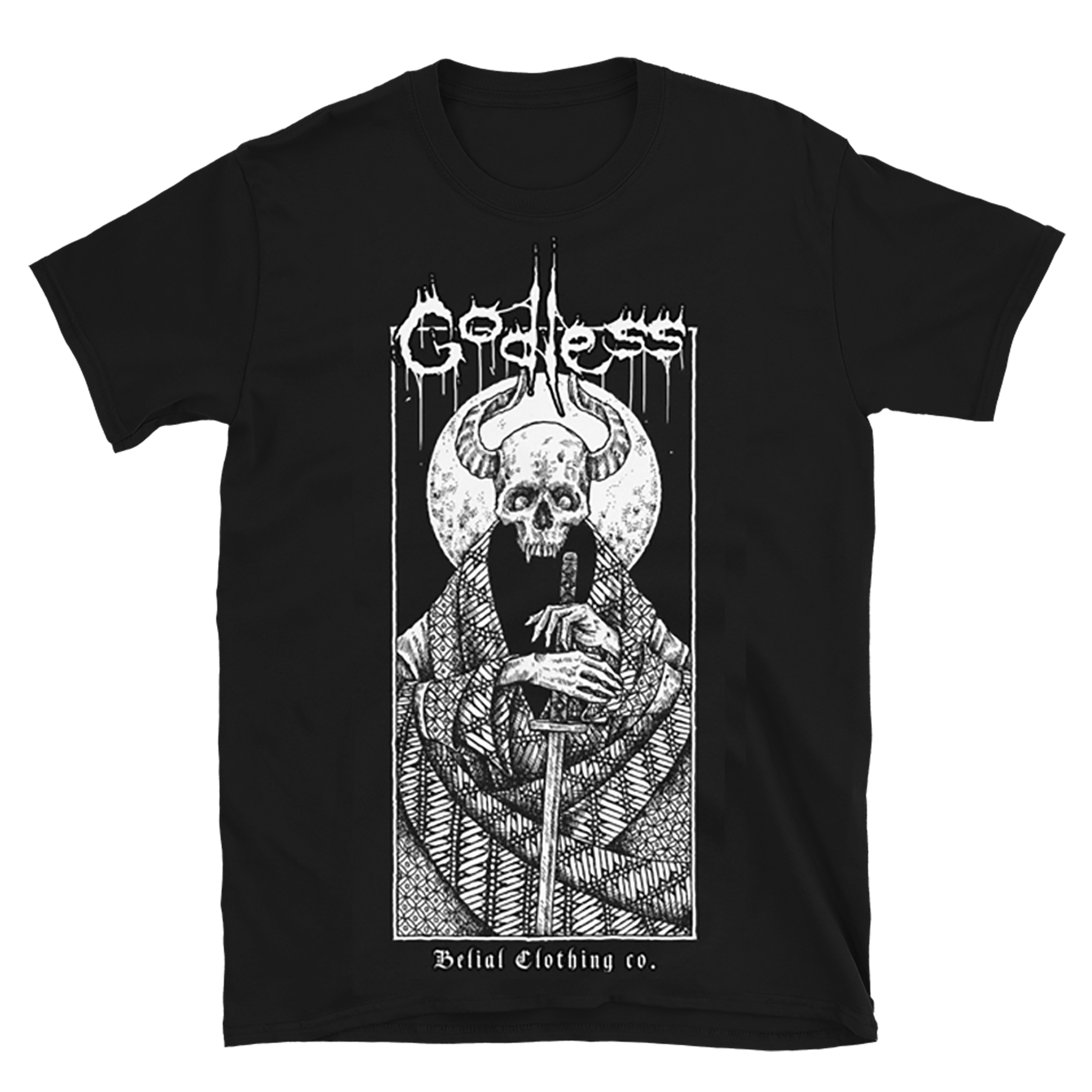 Camiseta unisex de manga corta sin Dios