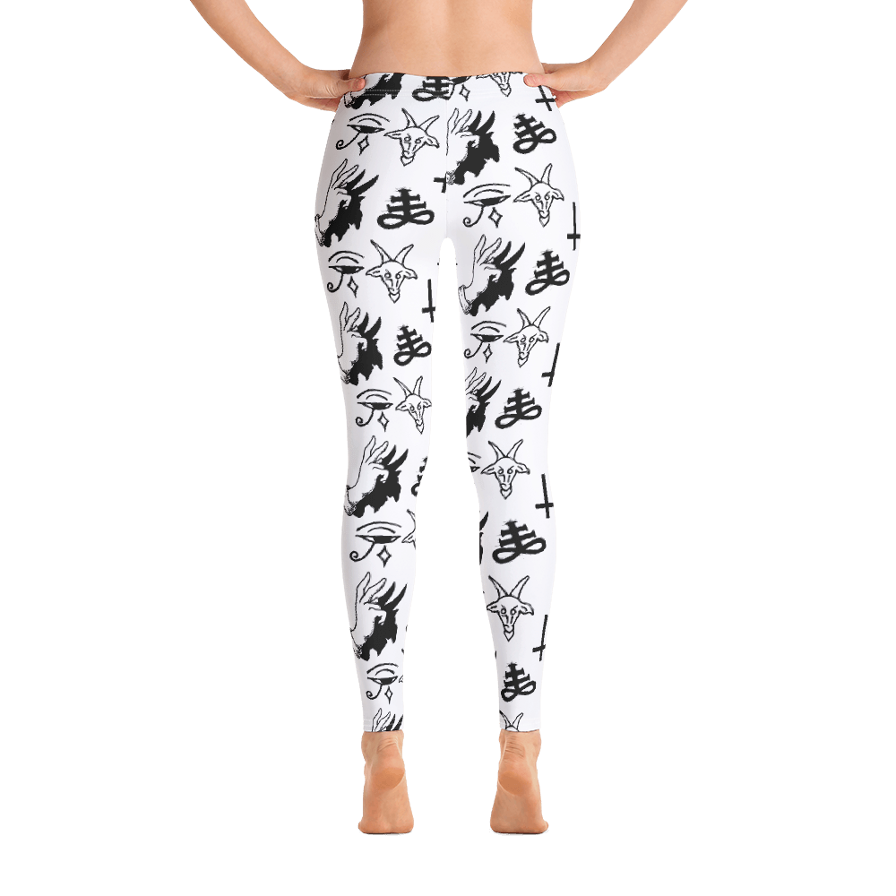 White sales stuff leggings