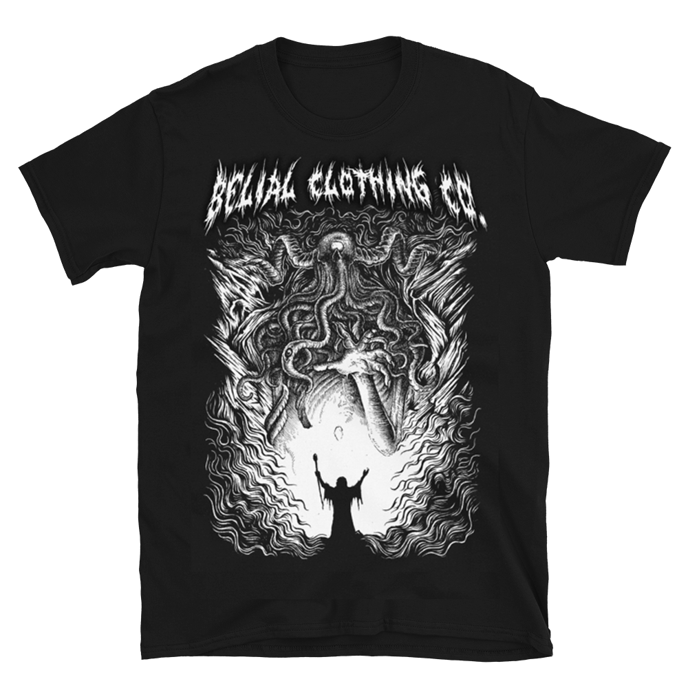Camiseta unisex de manga corta El ascenso de Cthulhu