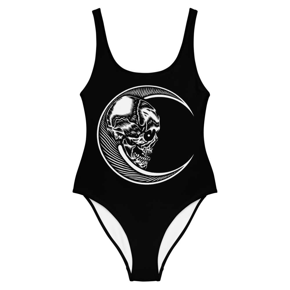 Moon Skull One-Piece Swimsuit
