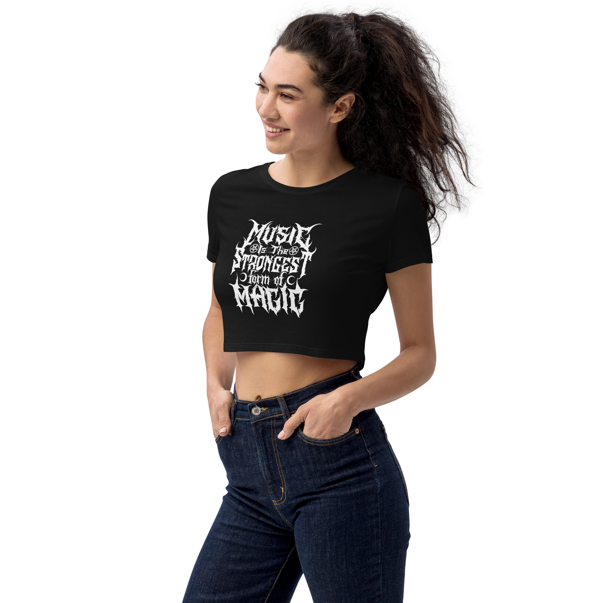 Music Organic Crop Top
