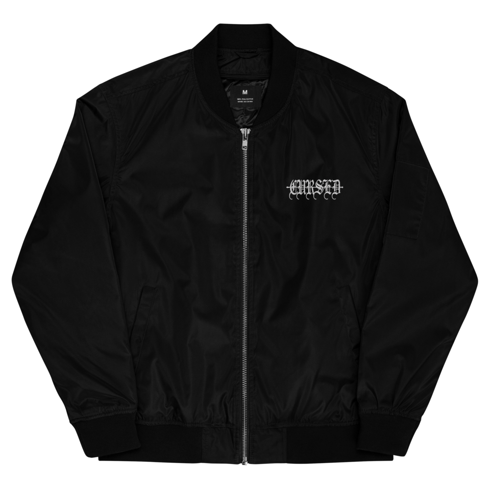 Cursed  recycled bomber jacket