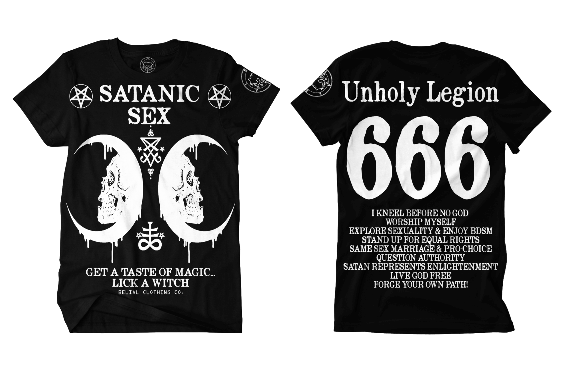 Satanic Sex - T-shirt - Occult Satanic