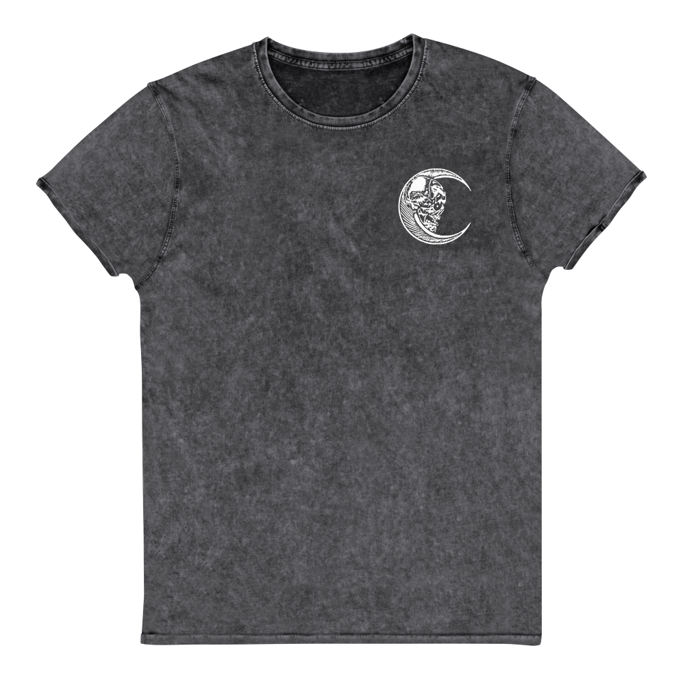 Death Cresent Denim Wash T-Shirt